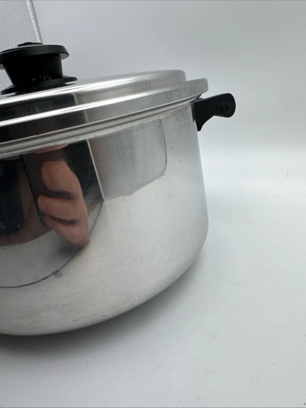 Saladmaster 18-8 Tri-Clad Stainless Steel Mini Stockpot 4 Qt Vapo-Lid USA